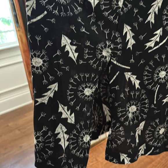 Gudrun Sjoden “Dandelion” Jersey Dress, Black/Print, Size Medium - Picture 6 of 15